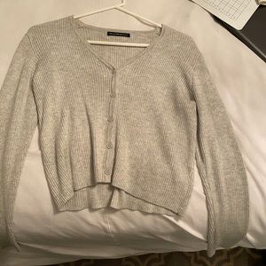 brandy button up sweater